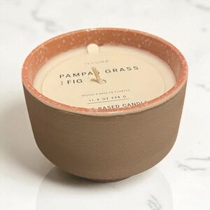 Illume Pampas Grass & Fig Candle | 11.9 oz Soy Wax Blend | Luxury Home Fragrance